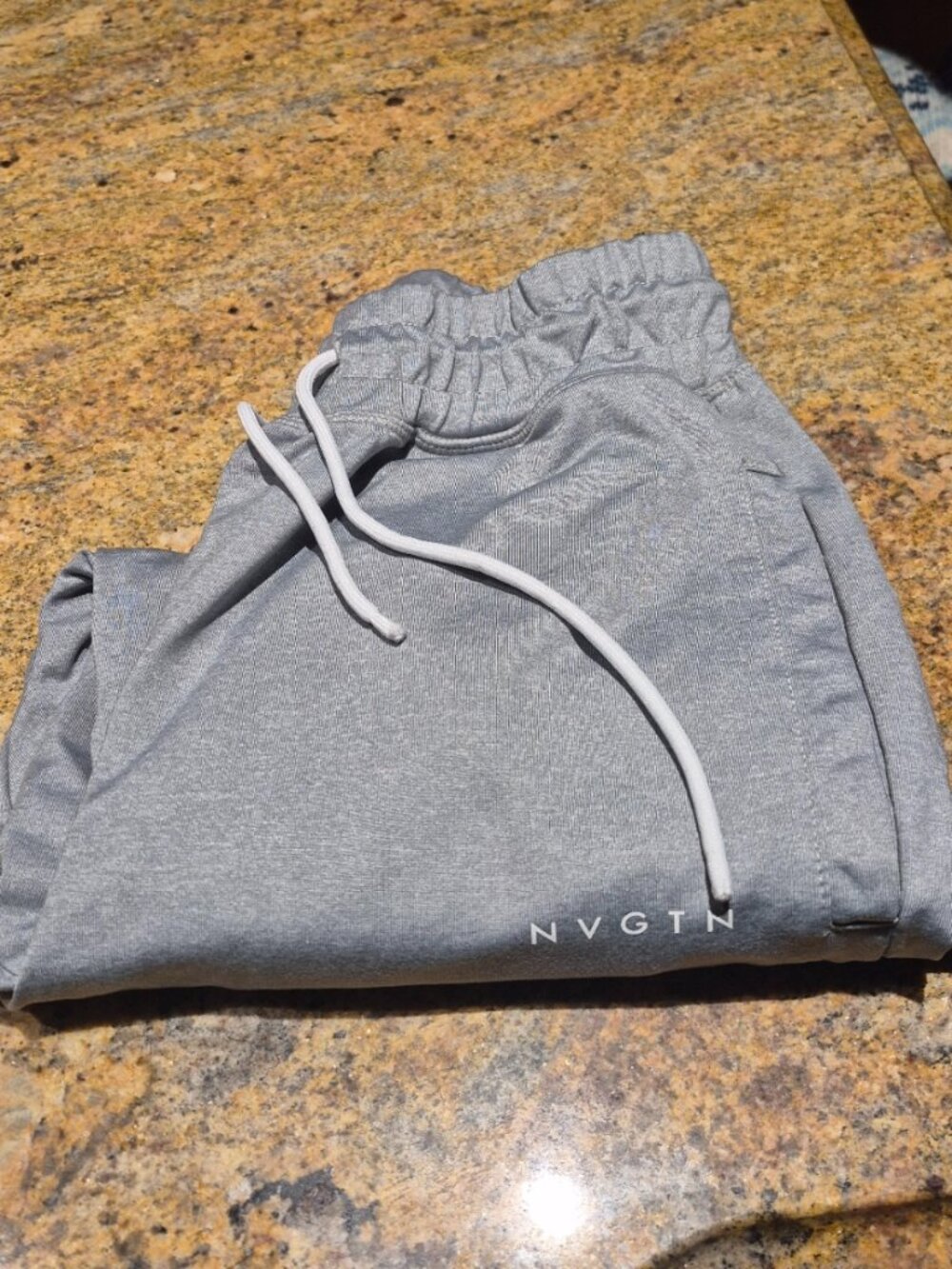 NVGTN LIGHT SILVER SWEATPANTS SZ S